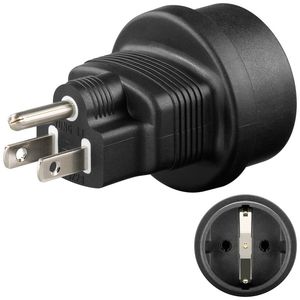 Goobay Reseadapter Europa till USA/Japan – svart