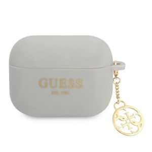 Guess Charm 4G Silikon Fodral till AirPods Pro - Grå
