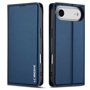 LC.IMEEKE iPhone Air Lompakkokotelo - Sininen