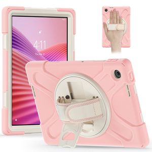 Lenovo Tab 10.1 (2025)/Zhaoyang K10C Deksel med Roterende Håndrem - Rosa