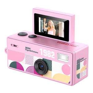 LK-030 Mini digitalkamera 720P HD med nyckelring och 0.96" display – Rosa