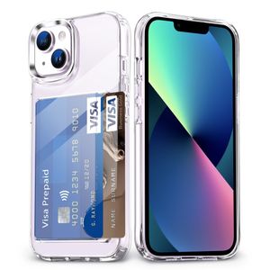 iPhone 13 Case Card Holder - Transparent