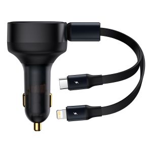 Baseus Enjoyment 2in1 billader 30W svart (CGTX000001)