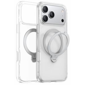 TORRAS iPhone 18 Pro Max/17 Pro Max Deksel med Roteringsring - Gjennomsiktig