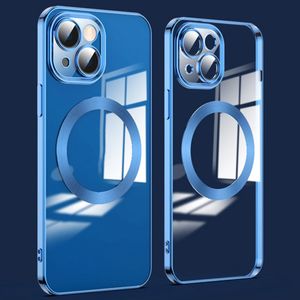 iPhone 14 Plus MagSafe Case with Lens Protector – Navy Blue