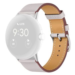 Google Pixel Watch 3 45 mm Kellonranneke nahkaa - beige