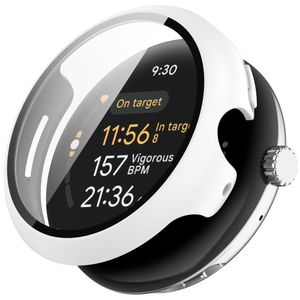 Google Pixel Watch 3 45 mmKuori, Näytönsuoja - valkoinen