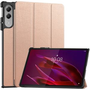 Lenovo Yoga Tab 11.1 Etui Tri-Fold PU-lær - Rose gull