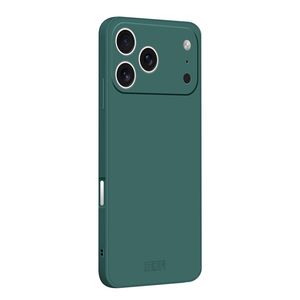 MOFI iPhone 18 Pro Max Kuori Silikoni - Tummavihreä