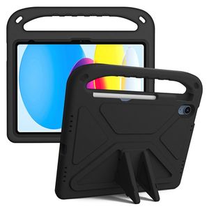 iPad A16 11" 2025/10.9" 2024 EVA-cover med standfunktion og bærehåndtag - Sort