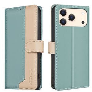 BINFEN COLOR iPhone 17 Pro plånboksfodral – grön