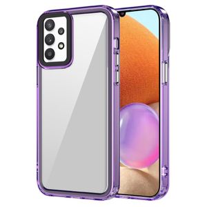 Samsung Galaxy A32 4G Kuori - Läpinäkyvä Violetti