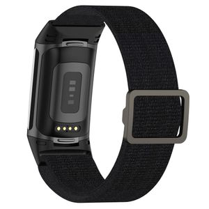 Fitbit Charge 6 / 5 Klokkereim i nylon - Svart