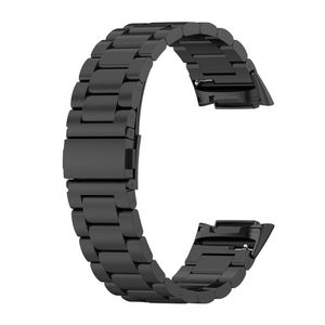 Fitbit Charge 6/5 Klokkereim i rustfritt stål - Svart