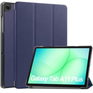 Samsung Galaxy Tab A11 Plus/A9 Plus Flip Cover med Stativ - Blå