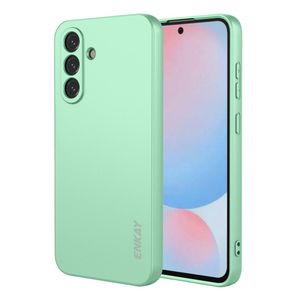 ENKAY HAT PRINCE Samsung Galaxy A57 5G Kuori Liquid Silicone – Vaaleanvihreä