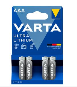 VARTA Ultra Lithium AAA battery, 4-pack