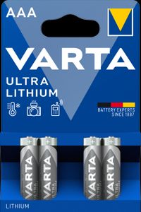 VARTA Ultra Lithium AAA-batteri, 4-pack