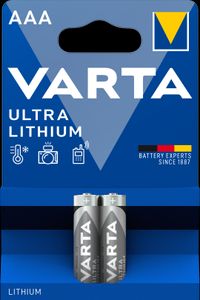 VARTA Ultra Lithium AAA batteri, 2-pak