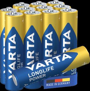 Varta Longlife Power AAA batteri LR3 12-pak