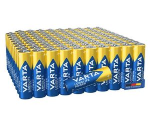Varta Longlife Power AA-batteri LR06 100-pack XXL