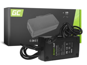 Green Cell Batterioplader 42V 2A (3-benet) til E-BIKE 36V