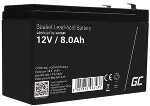 Green Cell AGM VRLA 12V 8Ah huoltovapaa akku