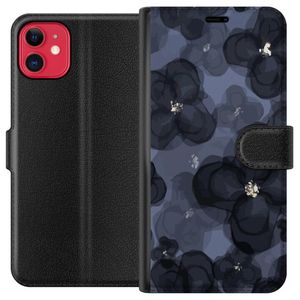 Apple iPhone 11 Musta Lompakkokotelo Blomsteräng
