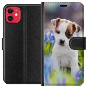 Apple iPhone 11 Musta Lompakkokotelo Hundvalp