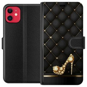 Apple iPhone 11 Svart Plånboksfodral Lyxig Sko