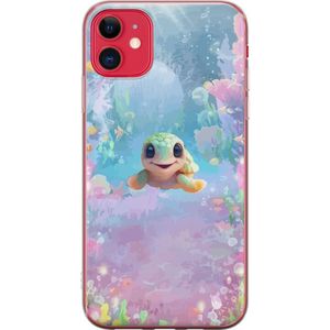 Apple iPhone 11 Läpinäkyvä Puhelinkotelo Glad Sköldpadda