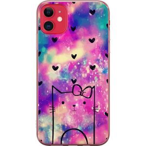 Apple iPhone 11 Mobilskal Katt på moln