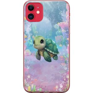 Apple iPhone 11 Mobilskal Simmande Sköldpadda