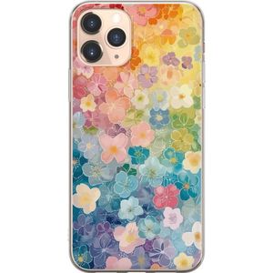 Apple iPhone 11 Pro Gjennomsiktig Telefondeksel Miniatyrblommor
