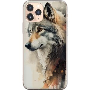 Apple iPhone 11 Pro Gjennomsiktig Telefondeksel Varg