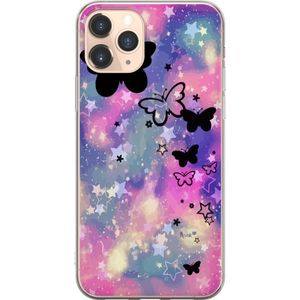 Apple iPhone 11 Pro Gjennomsiktig Telefondeksel Flygande fjärillar