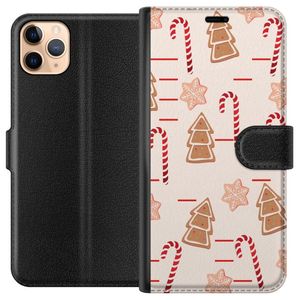 Apple iPhone 11 Pro Max Svart Plånboksfodral Julens Godisglädje