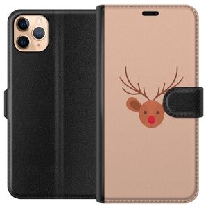 Apple iPhone 11 Pro Max Svart Plånboksfodral Ren Julkänsla