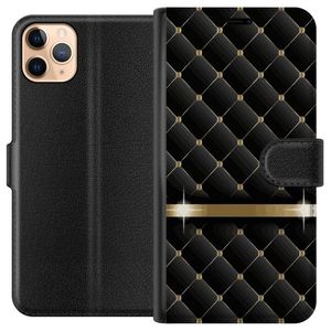 Apple iPhone 11 Pro Max Sort Tegnebogsetui Lyxigt