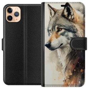 Apple iPhone 11 Pro Max Sort Tegnebogsetui Varg
