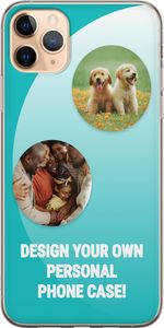 Design dit eget Apple iPhone 11 Pro Max Gennemsigtig cover