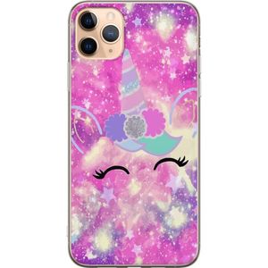 Apple iPhone 11 Pro Max Läpinäkyvä Puhelinkotelo Glad Enhörning