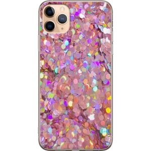 Apple iPhone 11 Pro Max Läpinäkyvä Puhelinkotelo Glitter