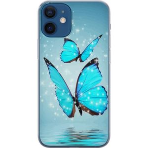 Apple iPhone 12  Läpinäkyvä Puhelinkotelo Magiska Fjärilar
