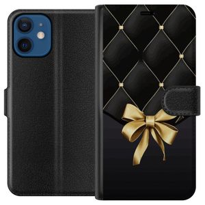 Apple iPhone 12 mini Sort Lommebokdeksel Elegant Rosett