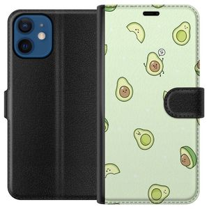 Apple iPhone 12 mini Musta Lompakkokotelo Avokado