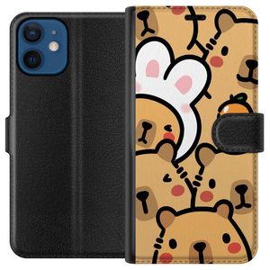 Apple iPhone 12 mini Sort Lommebokdeksel Kapivara