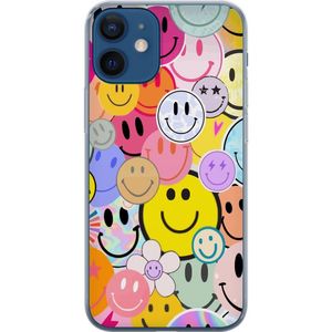 Apple iPhone 12 mini Läpinäkyvä Puhelinkotelo Leende Ansikten
