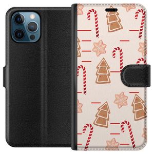 Apple iPhone 12 Pro Svart Plånboksfodral Julens Godisglädje