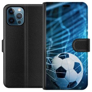Apple iPhone 12 Pro Sort Lommebokdeksel Fotboll